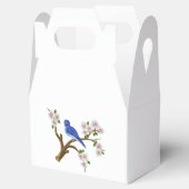 Blaue Wildvogelgestaltung Geschenkschachtel (Geöffnet)
