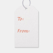 BLAUE WILLIAM MORRIS GIFT TAG KUSTOMIZIERBAR GESCHENKANHÄNGER (Rückseite)