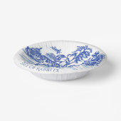 Blaue Willow Rabbit Classic Whimsical Potterpapier Pappteller (Gewinkelt)