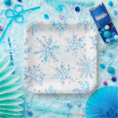 Blaue Winter-Onederland-Partyplatten Pappteller (Party)