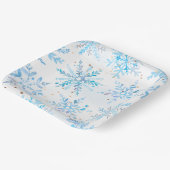 Blaue Winter-Onederland-Partyplatten Pappteller (Gewinkelt)