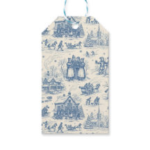 Blaue Winter-Toile-Chinoiserie
