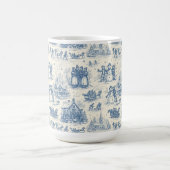 Blaue Winter-Toile-Chinoiserie Kaffeetasse (Mittel)