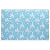 Blaue Winter-Waldtiere Hirschbär Stoff (Yard (91,4 cm))