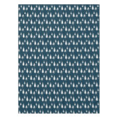 Blaue Winterbäume Tischdecke (Vorderseite)
