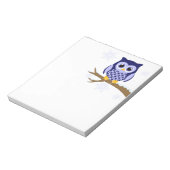 Blaue Winterkeule Notizblock (Rotiert)