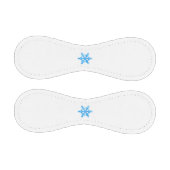 Blaue Winterschneeflocke Baseball (Paneele)