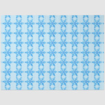 Blaue Winterschneeflocke