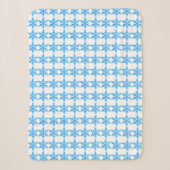 Blaue Winterschneeflocke Sherpadecke (Vorderseite)