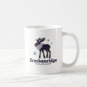 Blaue Winterschneeflockeelche Breckenridge Kaffeetasse