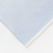 Blaue Winterschneewaldfresser Fleecedecke (Ecke)