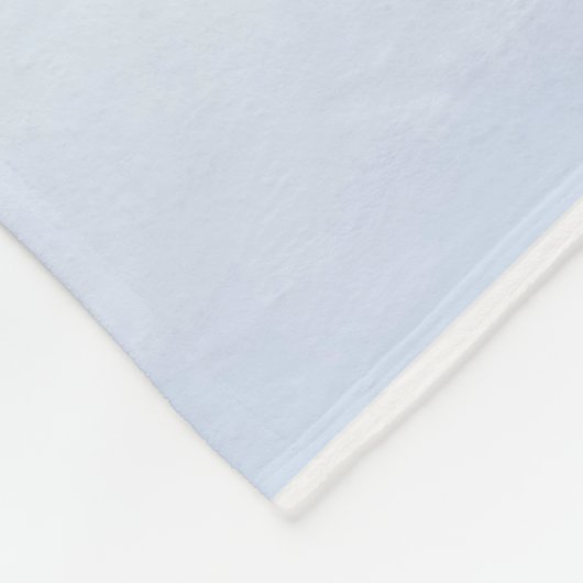 Blaue Winterschneewaldfresser Fleecedecke (Ecke)