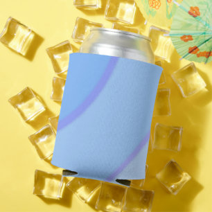 Blaue Wirbel Cooler Dosenkühler