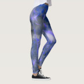 Blaue Wirbel der Natur Leggings (Rechts)