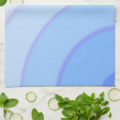 Blaue Wirbel Geschirrtücher (Gefaltet)