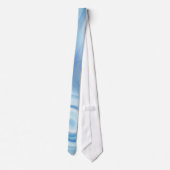 Blaue Wirbel Krawatte (Rückseite)