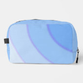 Blaue Wirbel ombre Waschbeutel (Vorderseite)