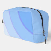Blaue Wirbel ombre Waschbeutel (Rechte Ecke)