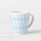 Blaue Wirbel-Tasse Milchtasse (Rechte Ecke)