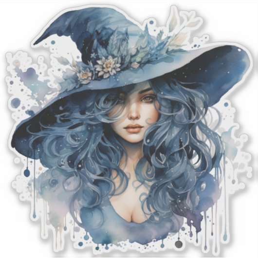 BLAUE WITCH [2] AUFKLEBER (Vorderseite)