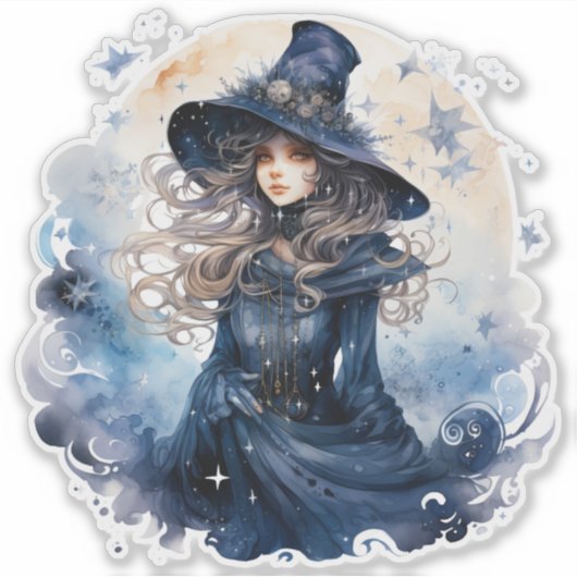 BLAUE WITCH [3] AUFKLEBER (Vorderseite)