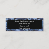 Blaue Wolke, Militärmuster, Armee Mini Visitenkarte (Vorderseite)