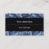 Blaue Wolke, Militärmuster, Armee Visitenkarte (Rückseite)