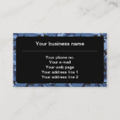 Blaue Wolke, Militärmuster, Armee Visitenkarte (Vorderseite)