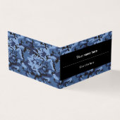 Blaue Wolke, Militärmuster, Armee Visitenkarten (Vorderseite)