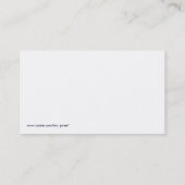 Blaue Wolke Visitenkarte (Rückseite)