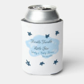 Blaue Wolken blinkeln Twinkle Little Star Baby Sho Dosenkühler (Kanne Rückseite)