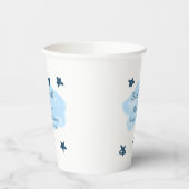 Blaue Wolken blinkeln Twinkle Little Star Baby Sho Pappbecher (Links)