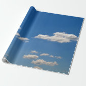 Blaue Wolken Geschenkpapier (Ungerollt)