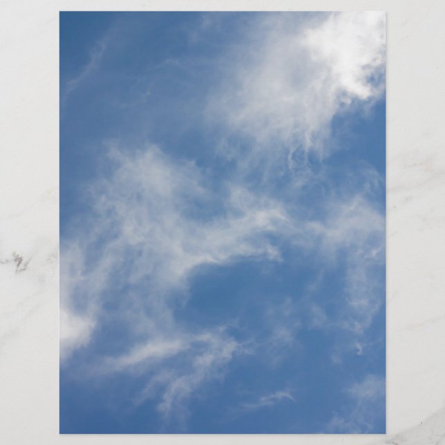 Blaue Wolken im Himmel (Vorderseite)
