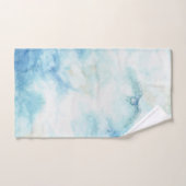 Blaue Wolken - künstlerische Wolken Badhandtuch Set (Handtuch)