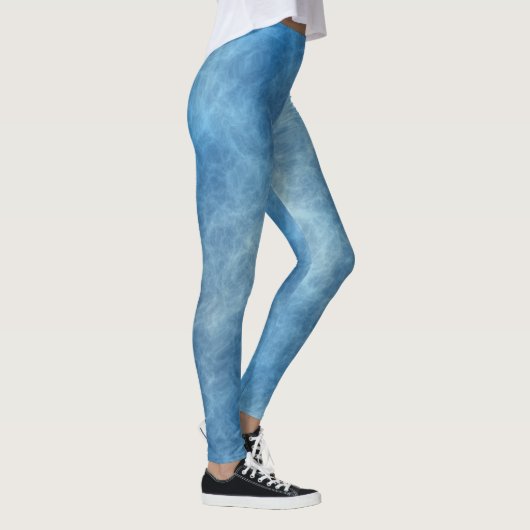 Blaue Wolken Leggings (Rechts)