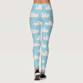 Blaue Wolken Leggings (Rückseite)