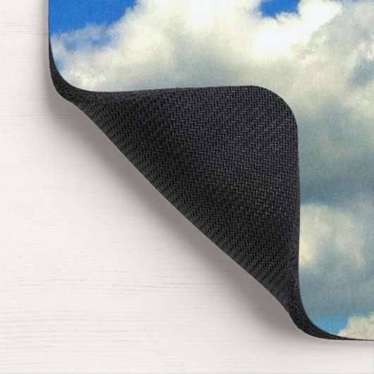 Blaue Wolken Mousepad (Ecke)