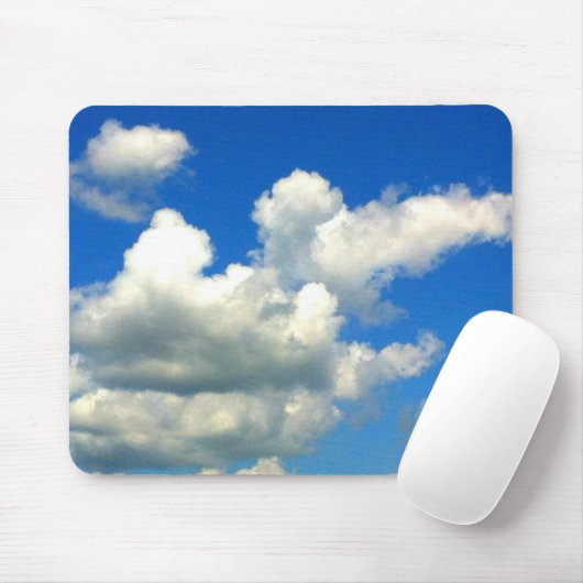 Blaue Wolken Mousepad (Mit Mouse)