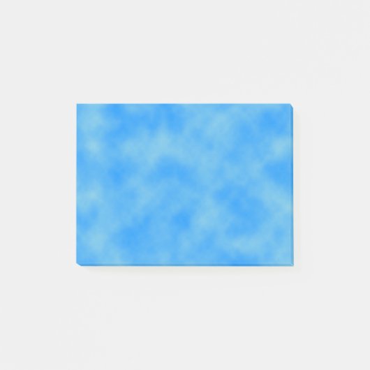 Blaue Wolken Post-it Klebezettel (Vorderseite)