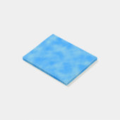 Blaue Wolken Post-it Klebezettel (angewinkelt)
