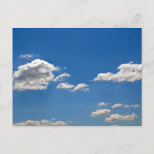Blaue Wolken Postkarte