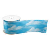 Blaue Wolken Satinband (Spule)