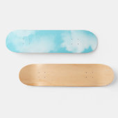 Blaue Wolken Skateboard (Horizontal)