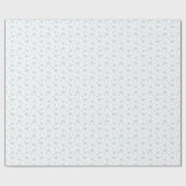 Blaue Wolken und Himmel Geschenkpapier (Flach)