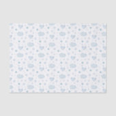 Blaue Wolken und Himmel Seidenpapier (Vorderseite)