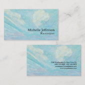 Blaue Wolken von Gauguin Stilvolle klassische Kuns Visitenkarte (Vorne/Hinten)