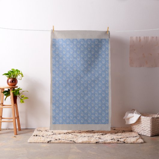 Blaue Wolken wirbelnde Stoffe (Beispiel)