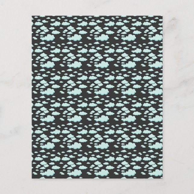 Blaue Wolkenmuster (Vorderseite)