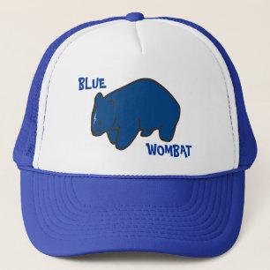 Blaue Wombat Kappe